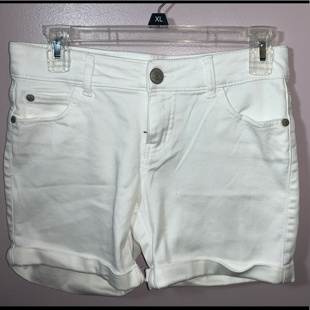 White Celebrity Pink Jean Shorts- Size 3/4